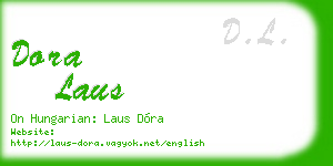 dora laus business card